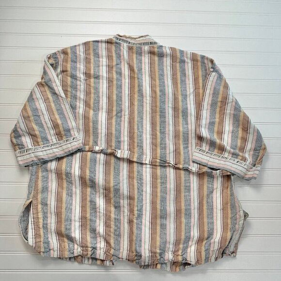 Free People intimately rainbow stripe robe with belt medium weight size XS A2 - Picture 5 of 6